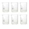 Sciencent Glass Beaker Sets (250mlX6)