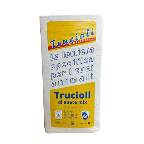 Lettiera per cavalli trucioli | Trucioli 100% Abete per lettiera e box Cavalli, Avicoli e Roditori | Lettiera alta qualità depolverata - 15 kg