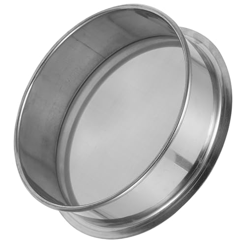 Zerodeko Filtro Redondo de Acero Inoxidable 200 Malla para Cerámica y Pintura, Colador de Malla Fina Duradero, Ahorro Proyectos de Cerámica