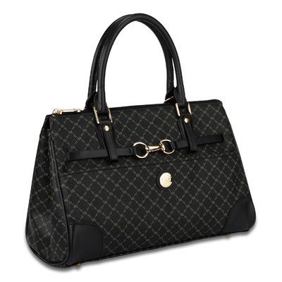 Rioni Signature Princess Satchel Color: Black