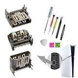 (3pcs HDMI Pack) for PlayStation 5 HDMI Replacement Parts,PS5 HDMI Display Port Jack Socket Connector Replacement Parts for Sony PlayStation 5 PS5