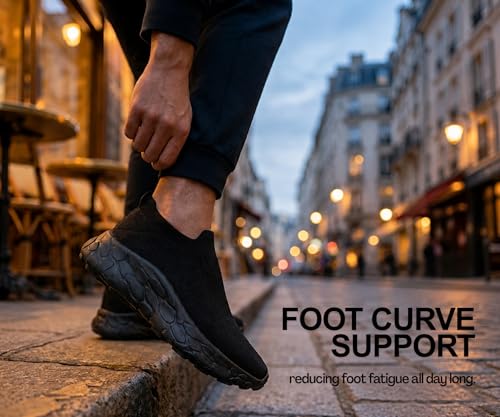 Image of Kraasa Walking Shoes for Men Height Increasing Sports Shoes Ultra Grip Soft Sole Gym Shoes Workout Lightweight Running Shoes for Men