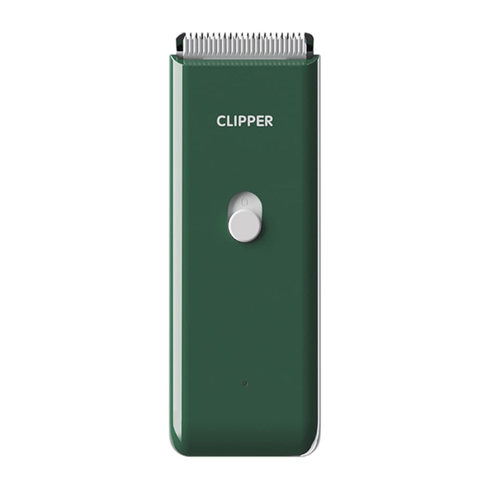 Peluquería de Mascotas Hospital Gatitos y Cachorros Silenciador Eléctrico Empuje Clippers Eléctrico Impermeable Afeitado Profesional Verde