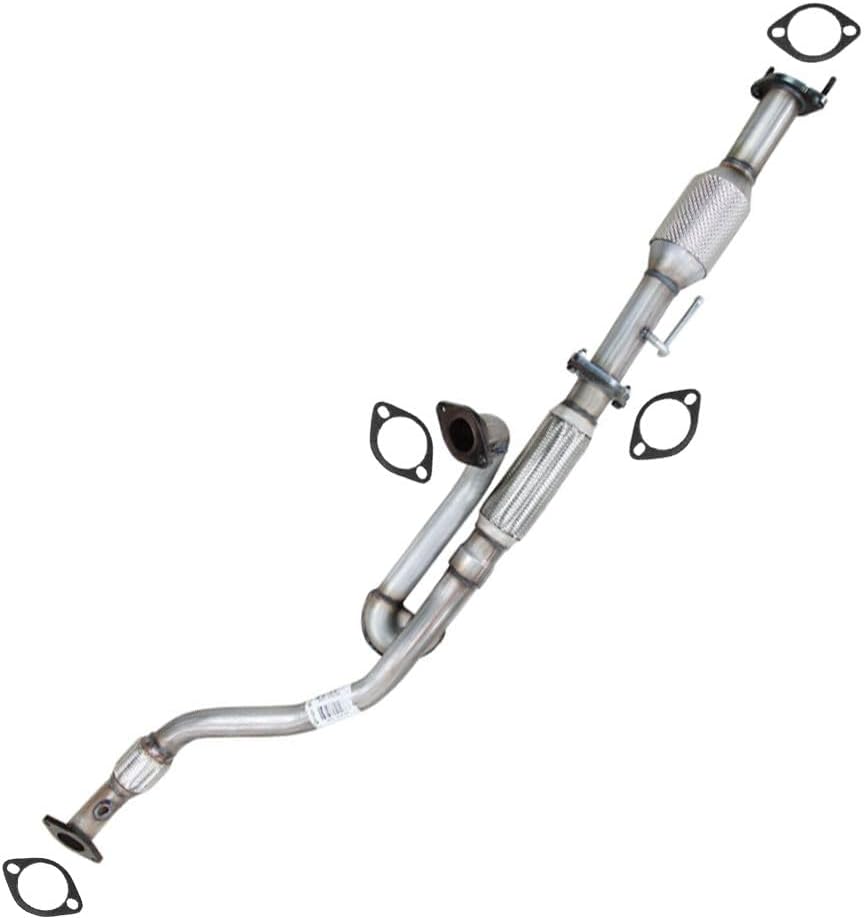 Exhaust Rear Catalytic with Y Pipe Compatible for 2009-2017 Buick Enclave 3.6L | Outlook 09-10 3.6L | EPA-Approved | Stainless Steel | Northeastern Exhaust | Free Gaskets Included | Direct Fit