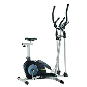 MGIZLJJ Stepper Elliptical Machine Fitness Workout Cardio Training Machine Control Elliptical Trainer with LCD Monitor