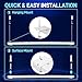 hykolity 5000K LED Shop Light Linkable, 4FT Daylight 42W LED Ceiling Lights for Garages, Workshops, Basements, Hanging or FlushMount, Included Power Cord and Pull Chain, 4400lm, ETL- 1 Pack