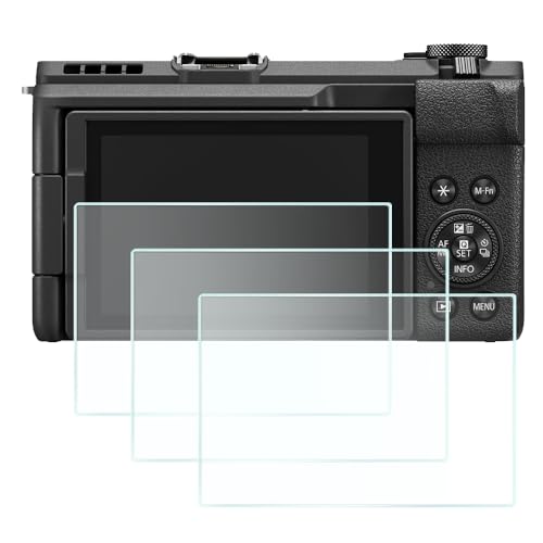 PreNexusFRYC Tempered Glass Screen Films for Canon PowerShot V1 DSLR-3PCs