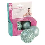 Ever Ready First Aid Temperature Sensitive Massage Ball Set, Trigger Point Therapy for Sore Muscle...