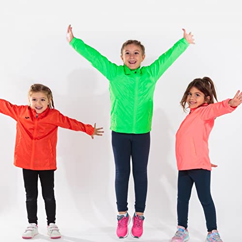 Joma Wasserdichte Regenjacke mit Kapuze, 6XS - 3XL - Windjacke mit Seitentaschen und Elastischen Bündchen - Iris