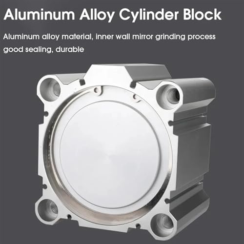 Cylindre mince CDQ2B haute précision à double effet alésage 50mm pour machine CNC - 4