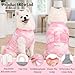 Surgery Recovery Suit for Female/Male Dog After Spay/Neuter, Bandana Set Included, Substitute E-Collar & Cone Anti Licking Wounds, Medium/Large/Small Dogs Body Surgical Suits, Pet Onesie, M