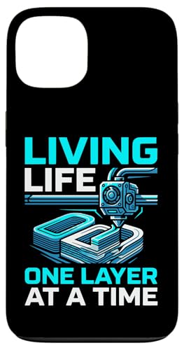Living Life One Layer At A Time Funny 3D�v�����g�f�U�C�� �X�}�z�P�[�X iPhone 13 �p