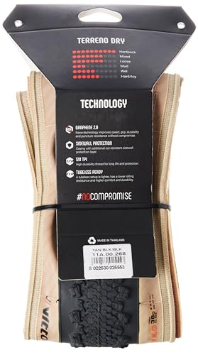 Vittoria Terreno Dry 700x47c Gravel Black Tan G2.0, Black / Para - Image 2
