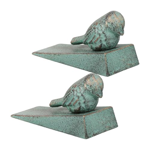 Cale de porte oiseau en fonte pour stopper les courants d'air et claquements