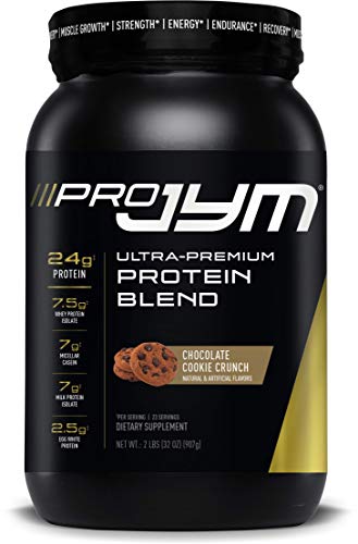 Pro JYM Protein Powder - Egg White, Milk, Whey Protein Isolates & Micellar Casein | JYM Supplement Science | Chocolate Cookie Crunch, 2 lb