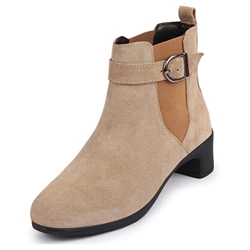Image of FAUSTO Women Flared Heel Boots