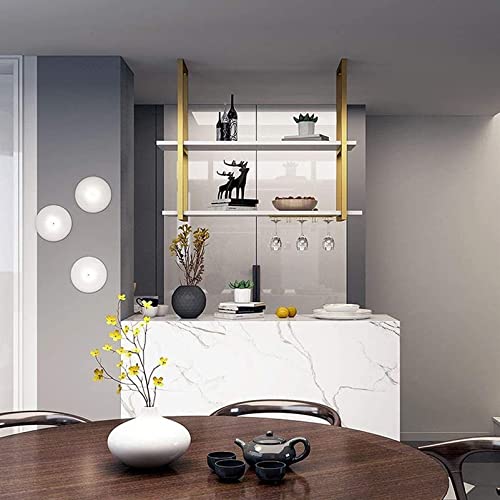 Casier à vin de plafond pour libérer l'espace de votre cuisine encombrée