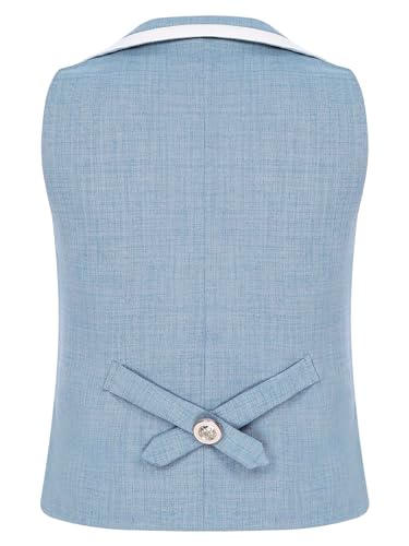 Boys V Neck Wedding Tuxedo Waistcoat Formal Suit Vest Tank Top Pageant Party Vest2