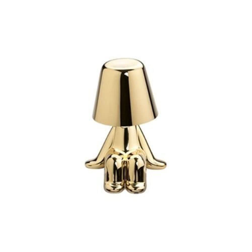 ansu Thinker Table Lamp Night Light Touch Dimmable Reading Bedroom Besides Home Bar Decor (Gold D)