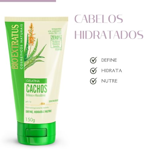 Kit Para Cabelos Cacheados Bio Extratus Linha Completa