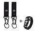 BOOSTEADY Tactical Key Ring Holder Nylon Gear Keeper Pouch for Molle Bags Webbing Attachment Strap Belt with 1 Pcs Fire Starter