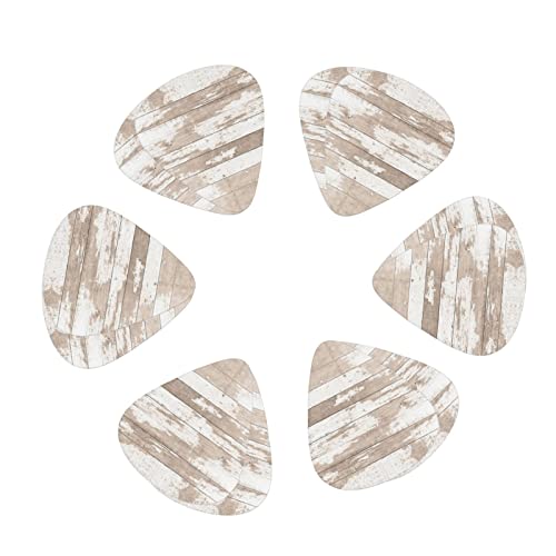 Lot de 12 médiators en bois de grange rustique pour guitare électrique Guitare acoustique Diverses guitares - Les Beatles, Paul McCartney, John Lennon, RIngo Starr, George Harrison Lot de 12 médiators en bois de grange rustique pour guitare électrique Guitare acoustique Diverses guitares