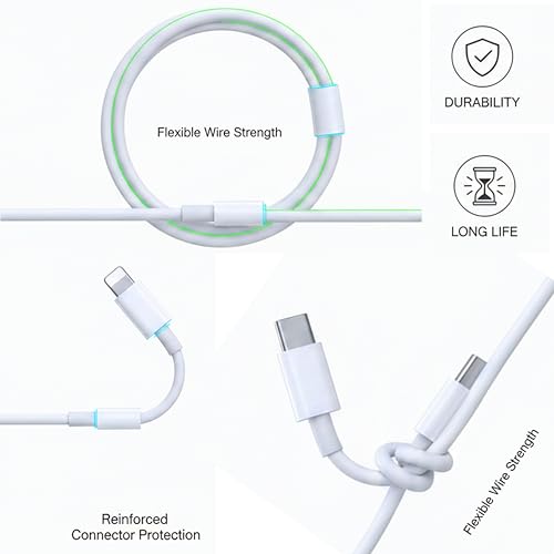 Image of Smolink Type-C to Port Data Cable | Durable Fast Charging & Data Sync Cable | Compatible for iPhones Devices | Original Superfast Charge