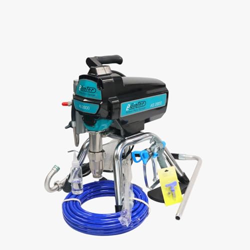 Image of Painter Spray Gun (Label) Airless Paint Sprayer Gun for Wall Paint, Furniture Paint, PU, Epoxy, Resins or Hardner & Heavy Duty Material (AS-2800), 2500W, 220V /50Hz