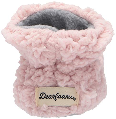 Dearfoams Unisex-Child Harley faux sherpa Bootie Slipper3