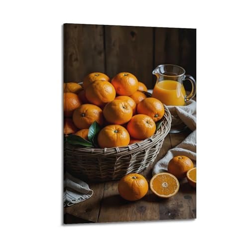Poster mural de fruits d'oranges pour illuminer votre cuisine