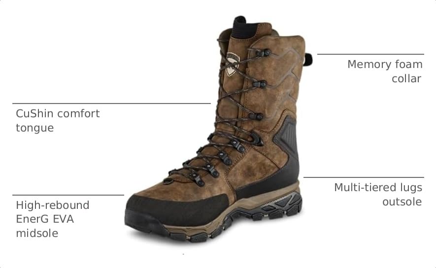 Image of Irish Setter Pinnacle 11 inch Mens Hunting Boot | Waterproof, Insulated 800g