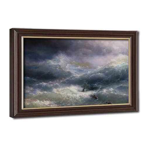 Reproduction sur toile The Wave Ivan Aivazovsky - Habillez vos petits murs avec ce cadre déco
