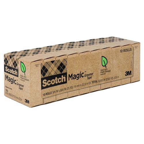 Scotch Magic Greener Tape, 0.75 in .x 900 in., 10 Rolls - image 4