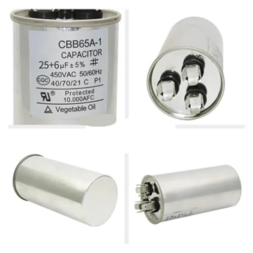 Condensateur compresseur de climatisation CBB65A 450V 30+3UF