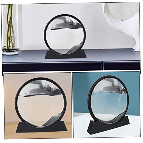 Baluue 4 Peças Pintura Em Areia 3D Ampulheta Decorações De Mesa Decoração De Mesa De Trabalho Areia