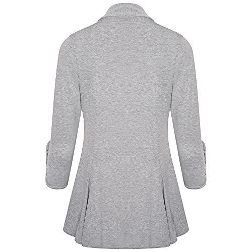 Image of Loxdonz Women's Open Front Cardigans Casual 3 /4 Sleeve Cardigan Soft Lightweight Top