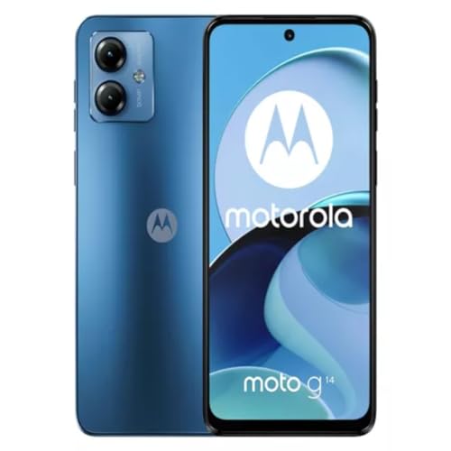 Teléfonos Celulares, Wireless motorola G14 Azul: Espacio Generoso con 128GB y Rendimiento Potente con 4GB RAM