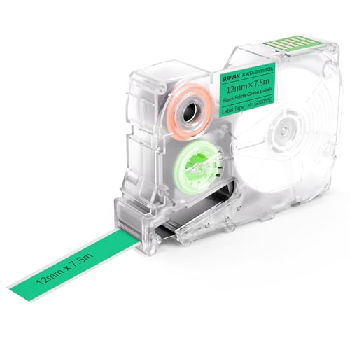 Ruban adhésif G15M étiqueteuse SUPVAN recharge rouleau vert 1,2cm x 7,5m