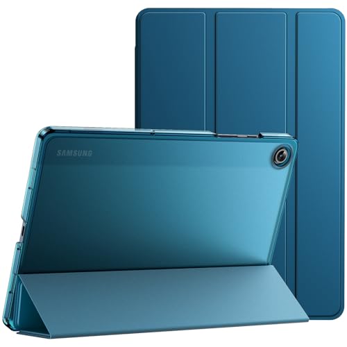 Image of JETech Cover Case for Samsung Galaxy Tab A9+ / A9 Plus 11-Inch 2023, Slim Translucent Back Tri-Fold Folio Stand Protective Tablet Cover, Auto Wake /Sleep (Teal)