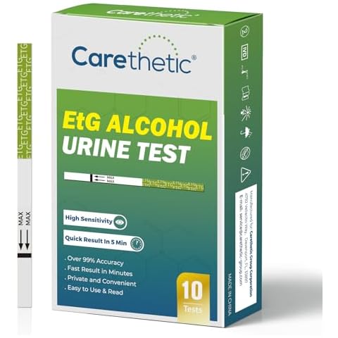 Carethetic EtG Alcohol Test Strips Cover