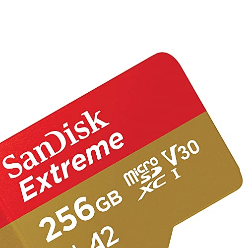 S.andisk Cartão de Memória Micro Sd 256gb MicroSd Extreme Velocidade de Leitura de até 190Mbs Veloci