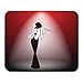 Produktbild Gaming Mouse Pad 20S Abstract Retro Girl on Scene Music 1930S Adult Bar 25*30cm Decor Office Nonslip Rubber Backing Mousepad Mouse Mat