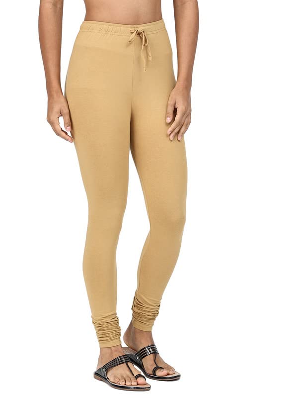 Image of Robinbosky Cotton Churidhar Leggings for Women - Stylish, Stretchable & Flattering Fit for All-Day Comfort