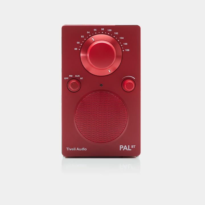 Tivoli Audio PAL BT (Gen 3) Radio FM Bluetooth Portátil/USB-C / (rojo)
