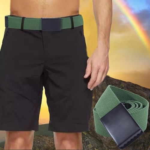 Rexcp Adjustable Canvas Belt Solid Military Style Belt Flip Cover Buckle 45 "Long Many Colors3