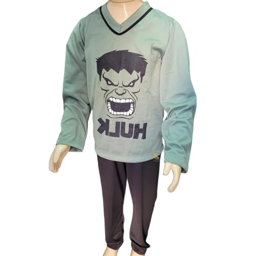 Pijama Infantil Inverno Manga Longa menino personagens Frio (GG, SUPER HEROI 3)