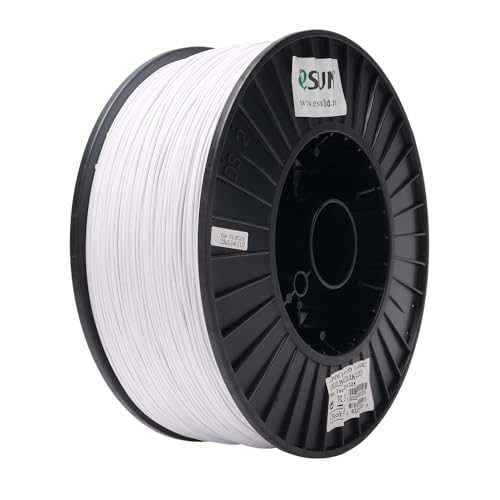 Image of eSUN PLA+ Filament 1.75mm, Enhanced Toughness 3D Printer Filament PLA Plus, Dimensional Accuracy + /- 0.03mm, 3KG Spool (6.6 LBS) 3D Printing Filament for 3D Printers, Cold White