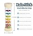 Oneshow Wooden Rain Stick Montessori Toys for Babies, Rainmaker Rain Sticks for Kids, Toddler Rattle Sensory Musical Toy with Calming Rain Sounds - 7.7