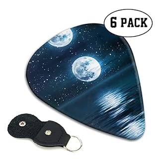Night Sky Lot de 6 médiators pour guitare acoustique, guitare électrique, basse, ukulélé – fins, moyens et épais - Les Beatles, Paul McCartney, John Lennon, RIngo Starr, George Harrison Night Sky Lot de 6 médiators pour guitare acoustique, guitare électrique, basse, ukulélé - fins, moyens et épais – Image 2