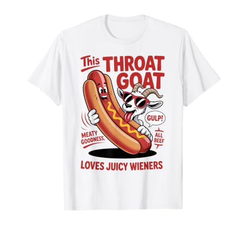 Embarrassing Shirt Funny Inappropriate Vintage Throat Goat T-Shirt